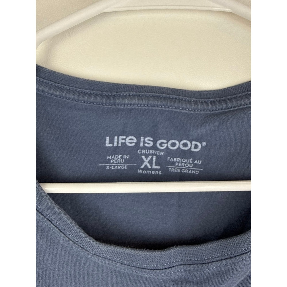 Life is Good Crusher Tee Bundle 3pc Baseball Biking Snowflake XL L Womens BR - Picture 5 of 16
